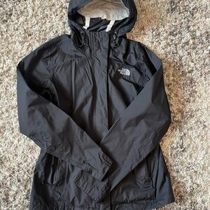 The North Face Black Rain Jacket Weather-Resistant